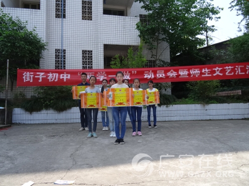 街子初中文艺汇演助推“两学一做”工作(图)