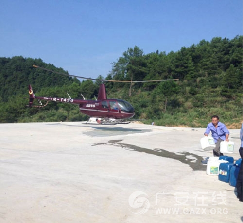 前锋区森林公安分局完成前锋区首次飞机防治森林病虫害施药安保工作(图)