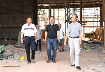 广安交通运输组织督查邻水县一级枢纽汽车客运站建设进展(图)