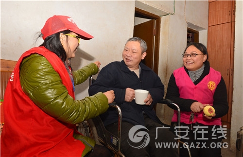 广安区:开展“邻里守望,情暖社区”志愿服务活动(图)