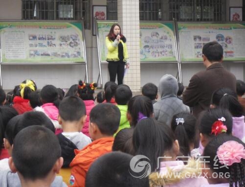 武胜旧县小学开展“防治结核病日”宣传活动(图)