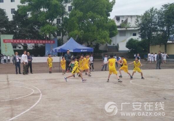 邻水县丰禾教育督导责任区举行2017年中小学生篮球运动会(图)