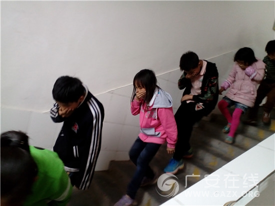 武胜板桥小学:学会逃生 自觉防火(图)