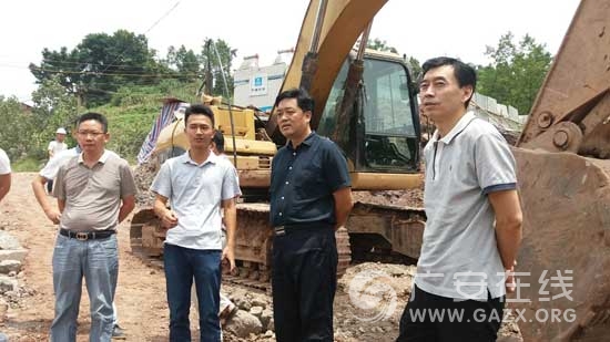 市督查办专项督查邻水县防汛减灾工作(图)