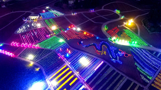 华蓥夜景 (苗贵华 摄)