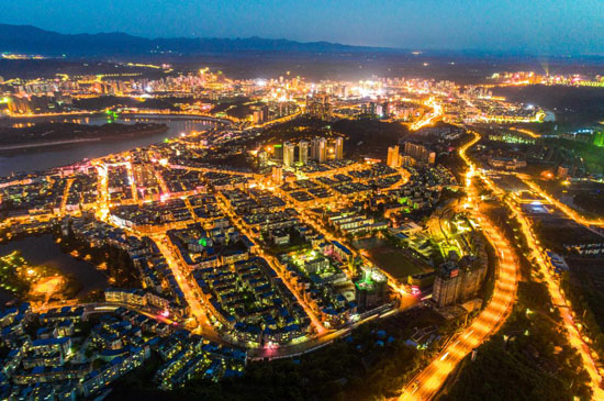 广安夜景 (吉波 摄)