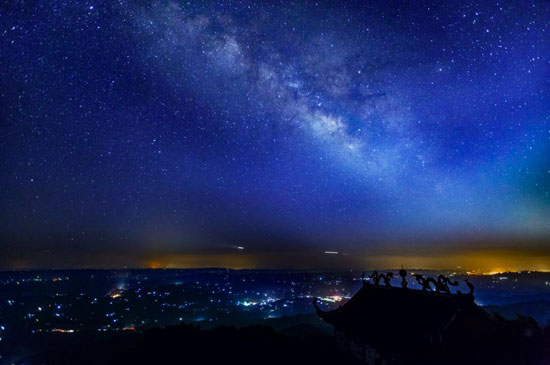 浩瀚星空(朱照富 摄)