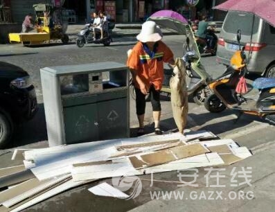 岳池环卫所全力推进市容环境治理“百日攻坚”工作