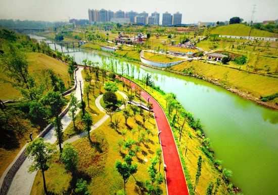 武胜中滩湿地公园 张启富 (摄)